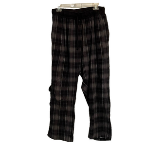 NAUTICA SLEEPWEAR Men’s Medium black and grey lounge pants.